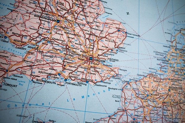 Download gratuito A Map Europe Great Britain - foto o immagine gratuita da modificare con l'editor di immagini online GIMP