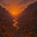 Amber Canyon Glow  screen for extension Chrome web store in OffiDocs Chromium