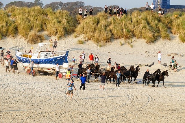 免费下载 Ameland Lifeboat Demonstration - 可使用 GIMP 在线图像编辑器编辑的免费照片或图片