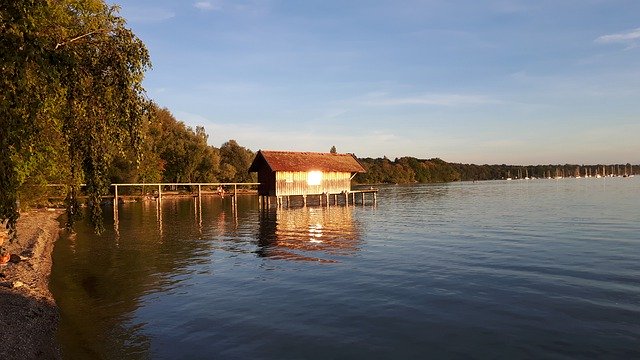 Free download Ammersee Bavaria Water -  free free photo or picture to be edited with GIMP online image editor
