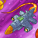 A modern spaceship hovering in the dark space  screen for extension Chrome web store in OffiDocs Chromium
