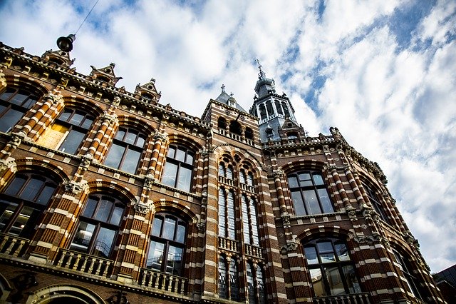 Descarga gratuita Amsterdam Building House - foto o imagen gratuita para editar con el editor de imágenes en línea GIMP