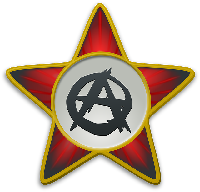 Free download Anarchist Star - Free vector graphic on Pixabay free illustration to be edited with GIMP free online image editor