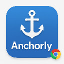 Anchorly  screen for extension Chrome web store in OffiDocs Chromium