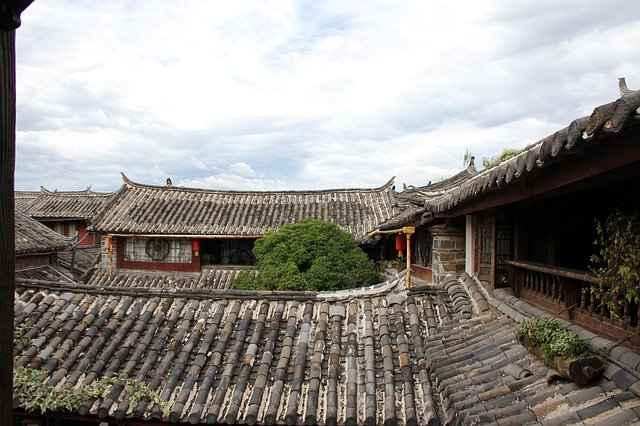Descarga gratuita Arquitectura antigua en Yunnan - foto o imagen gratis y gratuita para editar con el editor de imágenes en línea GIMP