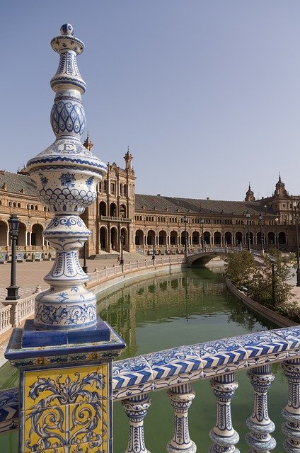 Descarga gratuita Andalusia Plaza De España Monument - foto o imagen gratis para editar con el editor de imágenes en línea GIMP