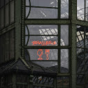 A neon sign in front of a building  screen for extension Chrome web store in OffiDocs Chromium