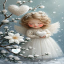 Angel girl wallpaper  screen for extension Chrome web store in OffiDocs Chromium