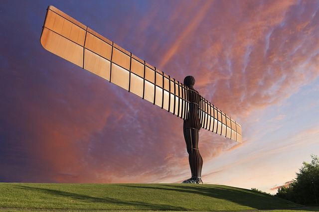 Free download angel of the north sky outdoors free picture to be edited with GIMP free online image editor