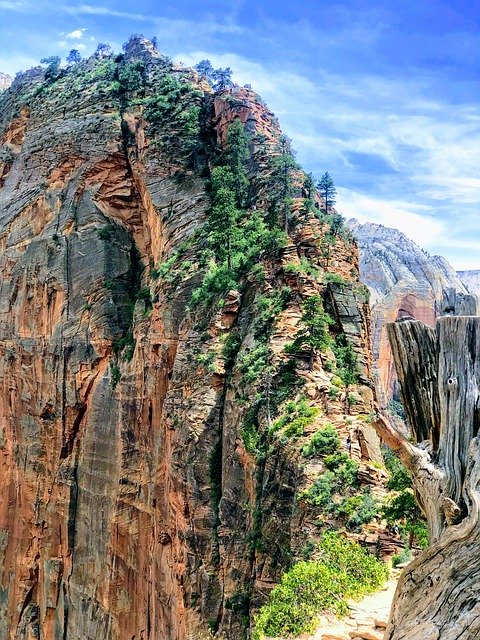 Free download Angels Landing Utah Zion -  free free photo or picture to be edited with GIMP online image editor