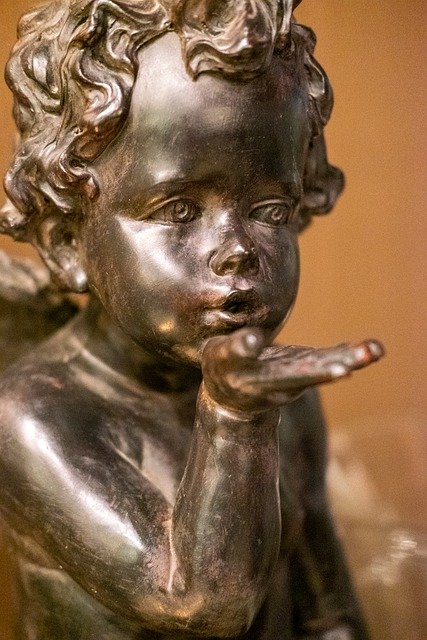 Free download angel statue blowing a kiss free picture to be edited with GIMP free online image editor