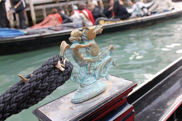 Free download Angel Venice Gondola -  free photo or picture to be edited with GIMP online image editor