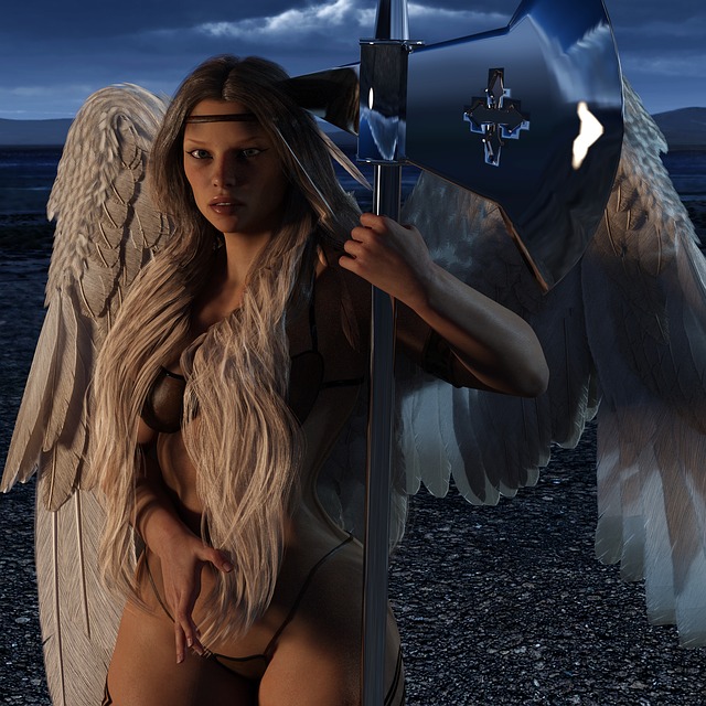 ดาวน์โหลดภาพฟรี angel woman amazone pu dao ที่จะแก้ไขด้วย GIMP โปรแกรมแก้ไขรูปภาพออนไลน์ฟรี