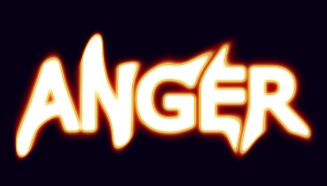 Free download Anger Angry Word-Art -  free illustration to be edited with GIMP free online image editor