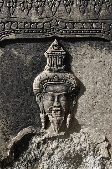 Descarga gratuita Angkor Portrait Khmer: foto o imagen gratuita para editar con el editor de imágenes en línea GIMP