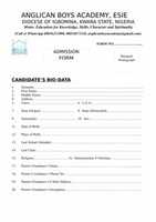 Free download ANGLICAN BOYS ACADEMY FORM 1&2 free photo or picture to be edited with GIMP online image editor