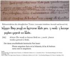 Free download Anglo-Saxon Chronicle F - year 685 (bloody rain on Britain) free photo or picture to be edited with GIMP online image editor