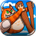 Angry Cat Shoot Browser game  screen for extension Chrome web store in OffiDocs Chromium