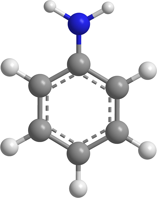 Free download Aniline Quimcia Organic Molecula -  free illustration to be edited with GIMP free online image editor