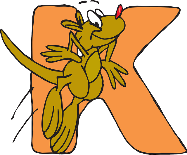 Free download Animal Alphabet Kangaroo - Free vector graphic on Pixabay free illustration to be edited with GIMP free online image editor