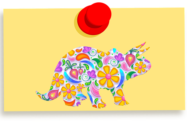 Free download Animal Dinosaur Flowers free illustration to be edited with GIMP online image editor