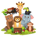 Animal Kingdom Theme  screen for extension Chrome web store in OffiDocs Chromium