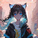 Anime Cat Girl Art Anime Theme  screen for extension Chrome web store in OffiDocs Chromium