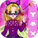 Anime Dress Up Angel or devil, cat or butterfly—who will you create?  screen for extension Chrome web store in OffiDocs Chromium