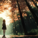 Anime Forest Wallpaper  screen for extension Chrome web store in OffiDocs Chromium