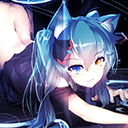 Anime Game | Cat girl with multi colored eyes  screen for extension Chrome web store in OffiDocs Chromium