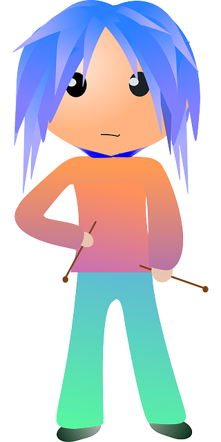 Free download Anime Girl Blue Hair - Free vector graphic on Pixabay free illustration to be edited with GIMP free online image editor