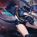 Anime Girl Sword Chen Arknights Anime Theme  screen for extension Chrome web store in OffiDocs Chromium
