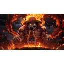 Anime Luffy Fire  screen for extension Chrome web store in OffiDocs Chromium