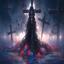 Anime Nun in Graveyard Live Wallpaper  screen for extension Chrome web store in OffiDocs Chromium