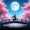 Anime Serenity: Cherry Blossoms  Moonlit Nights  screen for extension Chrome web store in OffiDocs Chromium