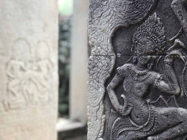 Téléchargement gratuit du bouddhisme Ankor Wat Apsara - photo ou image gratuite à éditer avec l'éditeur d'images en ligne GIMP