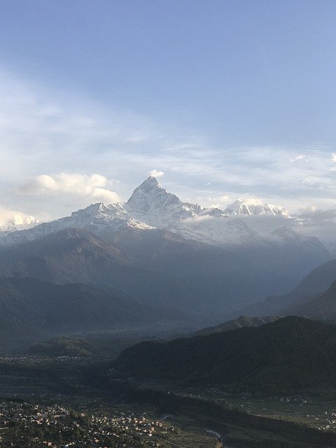 Free download Annapurna Nepal Himalayas -  free photo or picture to be edited with GIMP online image editor