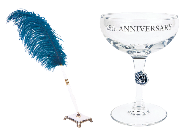 Free download anniversary wineglass feather free picture to be edited with GIMP free online image editor