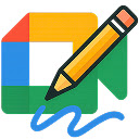 Annotate  Record for Google Meet: Visible to everyone including presenter  screen for extension Chrome web store in OffiDocs Chromium