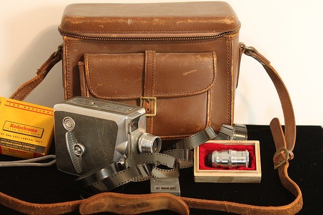 Free download antique camera film leather bag free picture to be edited with GIMP free online image editor