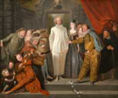 Free download Antoine Watteau, The Italian Comedians free photo or picture to be edited with GIMP online image editor