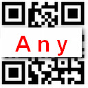 any2qr  screen for extension Chrome web store in OffiDocs Chromium