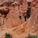 A Person Standing by a Rock Formation  screen for extension Chrome web store in OffiDocs Chromium