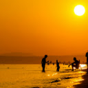 A Picturesque Sunset by the Sea  screen for extension Chrome web store in OffiDocs Chromium