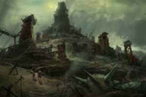 Free download Apocalyptic Omaha Beach - Concept Art free photo or picture to be edited with GIMP online image editor