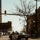 A Police Car Making a Turn at an Intersection  screen for extension Chrome web store in OffiDocs Chromium