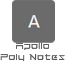 Apollo Poly Notes  screen for extension Chrome web store in OffiDocs Chromium