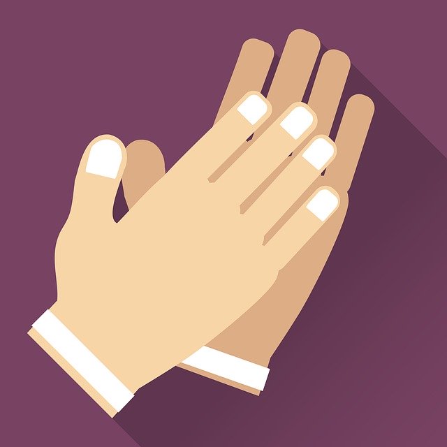 Free download Applause Hands Cheerful -  free illustration to be edited with GIMP free online image editor