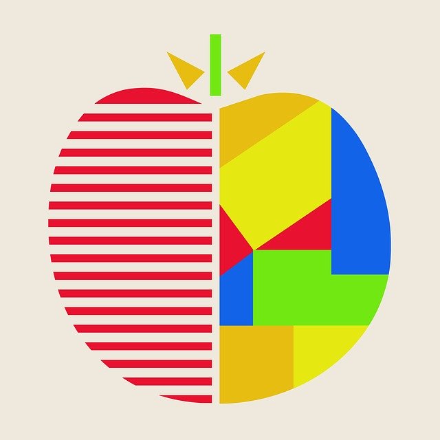 Free download Apple Abstract Art -  free illustration to be edited with GIMP free online image editor
