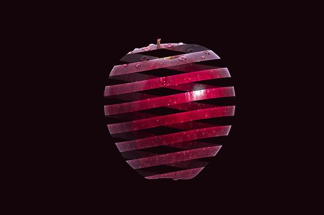 Free download Apple Fruit Cut -  free illustration to be edited with GIMP free online image editor